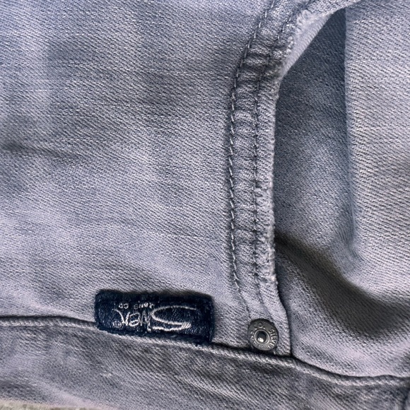 Silver Jeans Co. Aiko Ankle Crop Jeans Distressed Frayed Hem Denim - Picture 4 of 8